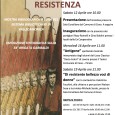 La locandina con le iniziative organizzate in occasione del XXV Aprile, anniversario della Liberazione