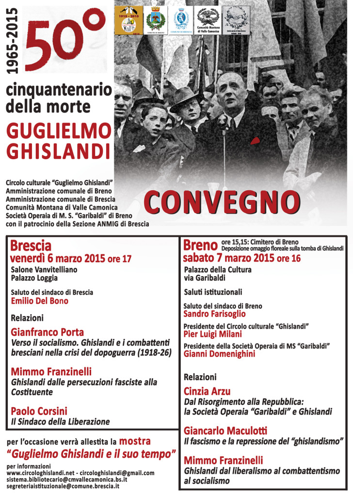 Locandina convegno Ghislandi