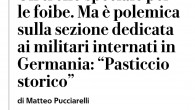 “Il Forum delle Associazioni antifasciste e della Resistenza, su proposta dell’ANEI, Associazione Nazionale Ex Internati, dopo aver preso visione del progetto dell’iniziativa “Treno del Ricordo”, promossa dal Governo, esprime il […]